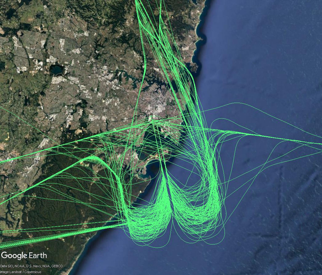 Arrivals - north flow