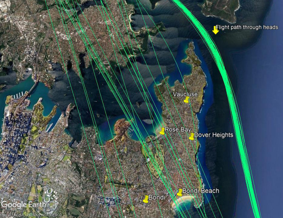 Traffic management - arrivals from the north